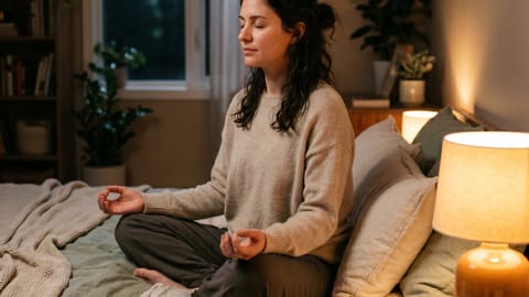 Burned Out, Exhausted, and Can’t Sleep? Here’s What Meditation Actually Does to That Cycle