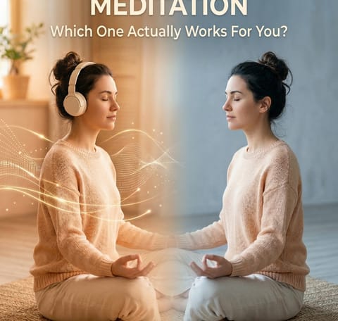 Guided Vs Silent Meditation: Which One Actually Works For You?